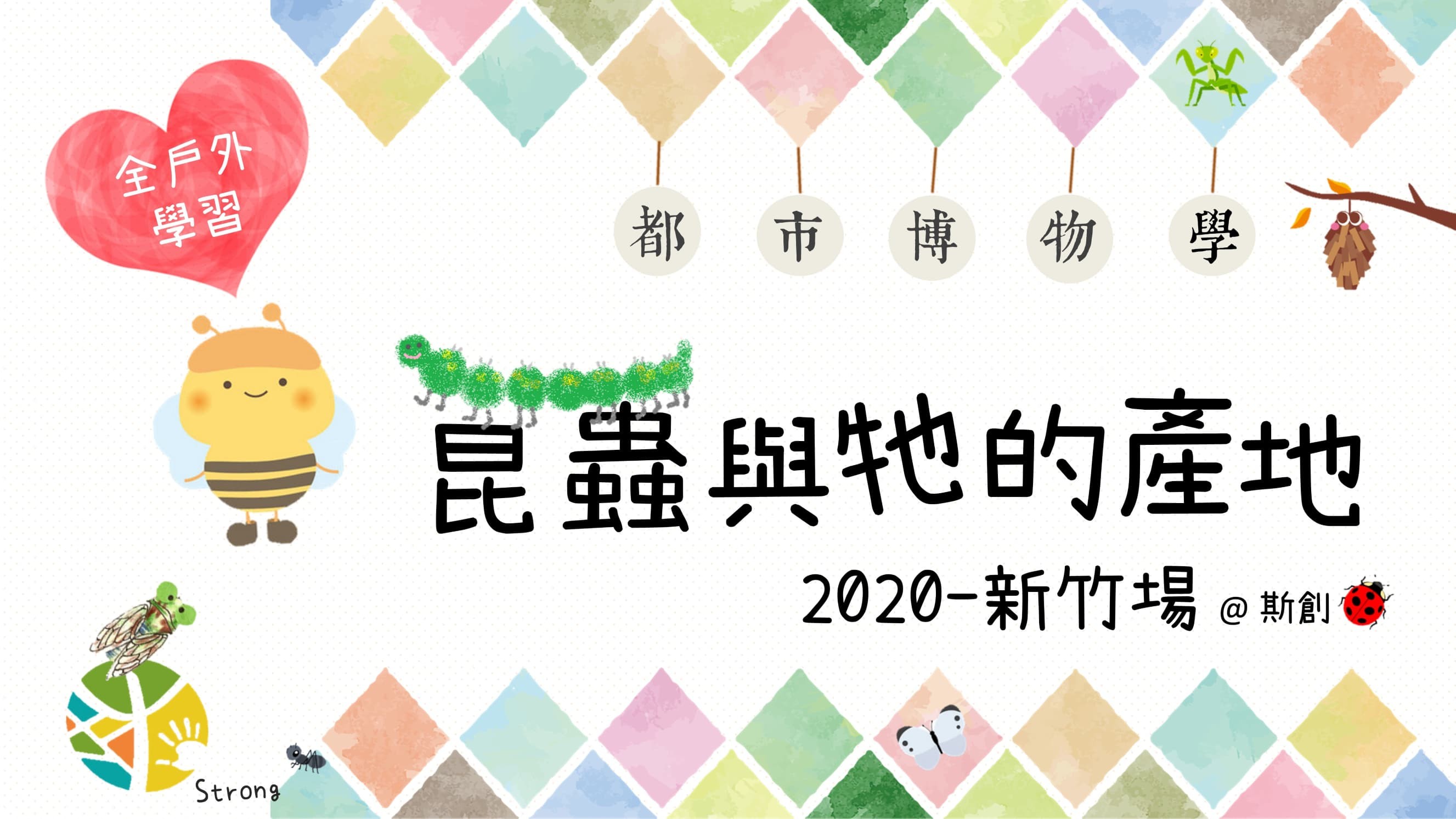 【都市博物學】昆蟲與牠的產地-2020新竹場（已結束）